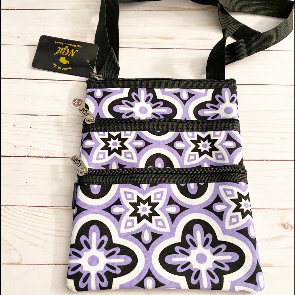 Floral Serenity Crossbody Bag